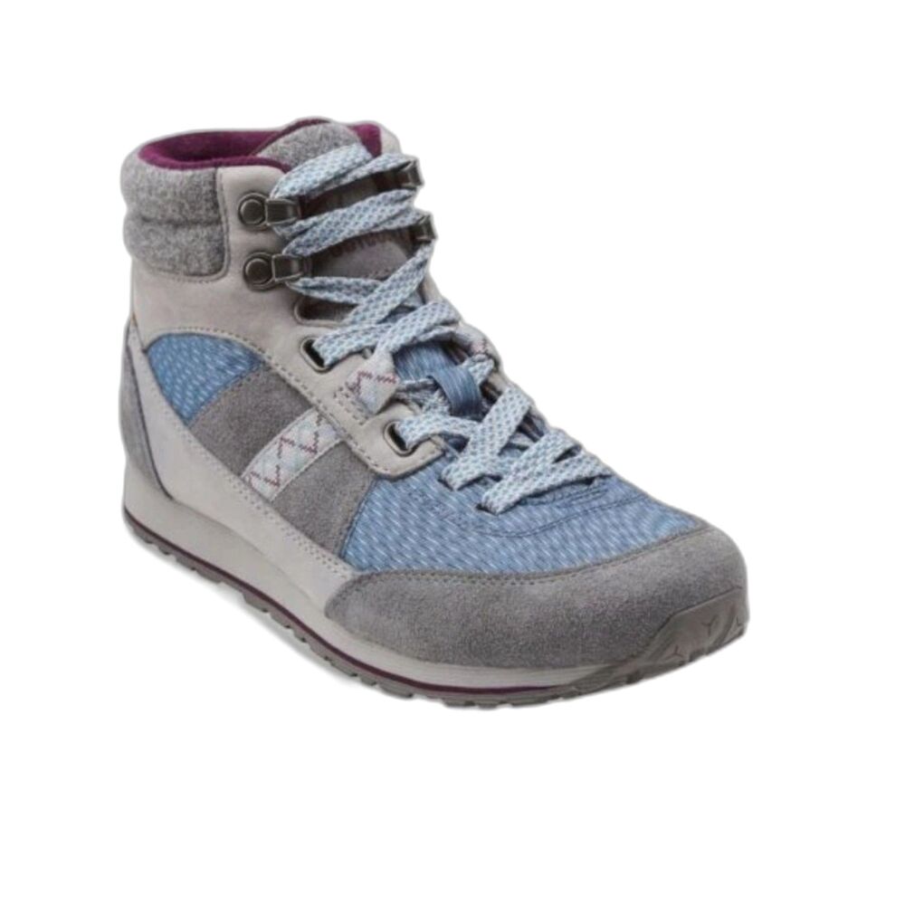 Clarks Incast Gray/Blue Hiking Boots - Size 9